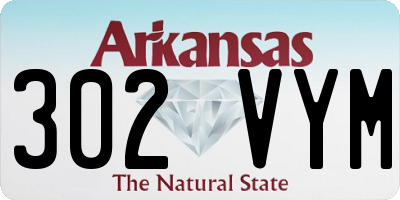 AR license plate 302VYM