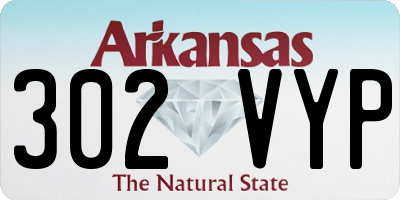 AR license plate 302VYP