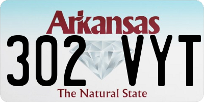 AR license plate 302VYT