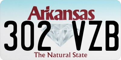 AR license plate 302VZB