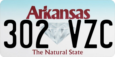 AR license plate 302VZC