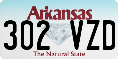 AR license plate 302VZD