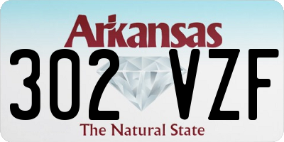 AR license plate 302VZF