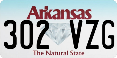 AR license plate 302VZG