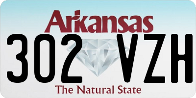 AR license plate 302VZH