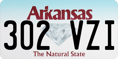 AR license plate 302VZI