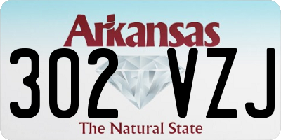 AR license plate 302VZJ