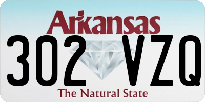 AR license plate 302VZQ