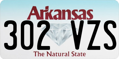 AR license plate 302VZS