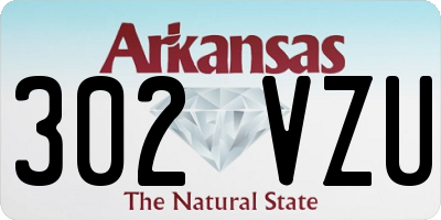 AR license plate 302VZU