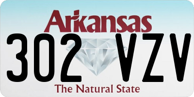 AR license plate 302VZV