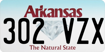 AR license plate 302VZX