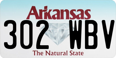 AR license plate 302WBV