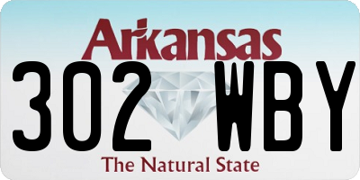 AR license plate 302WBY