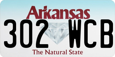 AR license plate 302WCB