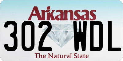 AR license plate 302WDL
