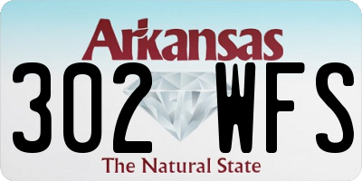 AR license plate 302WFS