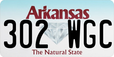 AR license plate 302WGC