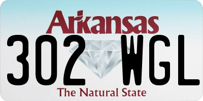 AR license plate 302WGL