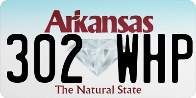AR license plate 302WHP