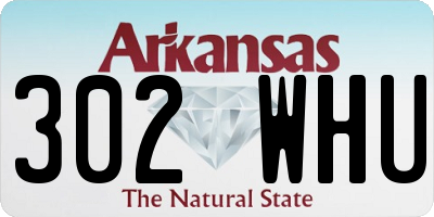 AR license plate 302WHU