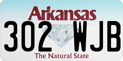 AR license plate 302WJB