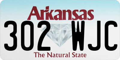 AR license plate 302WJC