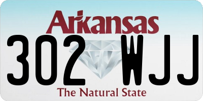 AR license plate 302WJJ