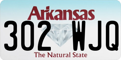 AR license plate 302WJQ