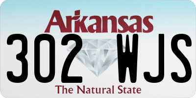 AR license plate 302WJS
