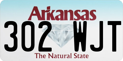 AR license plate 302WJT