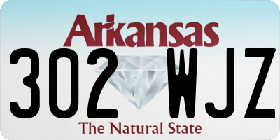 AR license plate 302WJZ