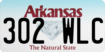 AR license plate 302WLC