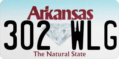 AR license plate 302WLG