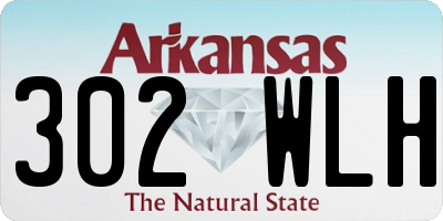 AR license plate 302WLH