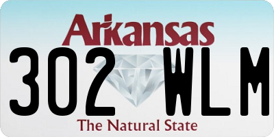 AR license plate 302WLM