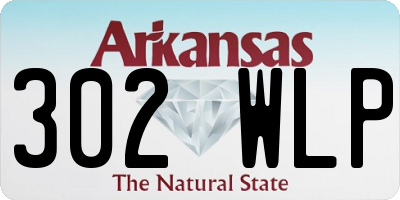 AR license plate 302WLP