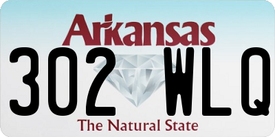 AR license plate 302WLQ