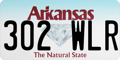 AR license plate 302WLR