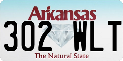 AR license plate 302WLT