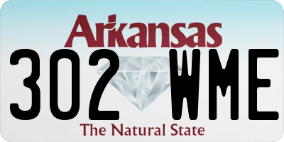 AR license plate 302WME