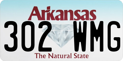 AR license plate 302WMG