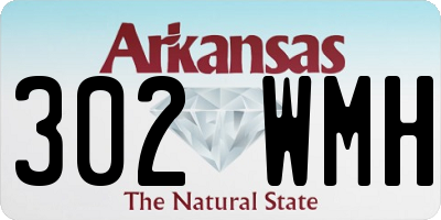 AR license plate 302WMH