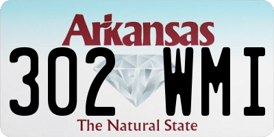 AR license plate 302WMI