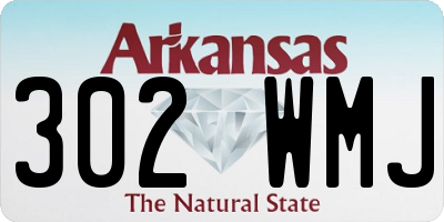 AR license plate 302WMJ