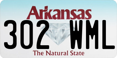 AR license plate 302WML