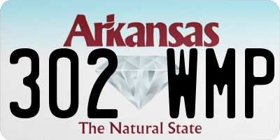 AR license plate 302WMP