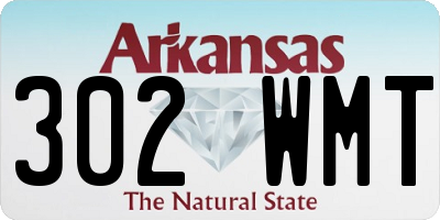 AR license plate 302WMT