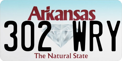 AR license plate 302WRY