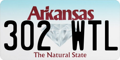 AR license plate 302WTL